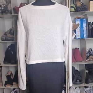 Sonoma White Knit Sleepwear Top